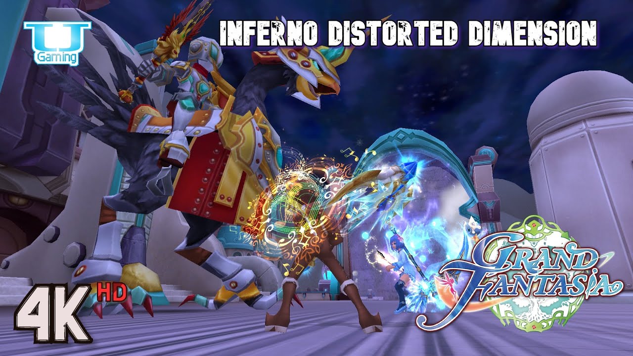 Grand Fantasia - Inferno Distorted Dimension ( DD ) | JJHistory ( DK ) & APanDuh ( Chrono ) Gameplay