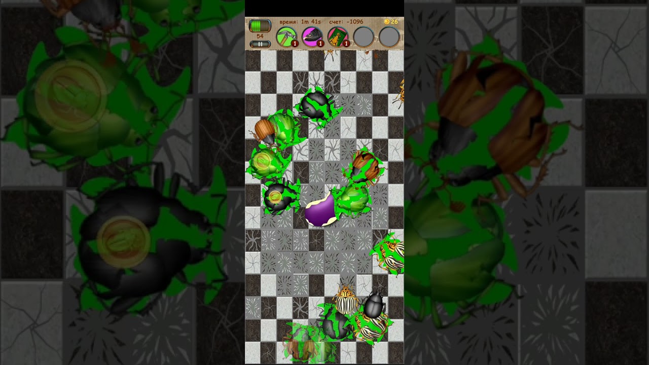 Crush the bugs, save the eggplant 🍆