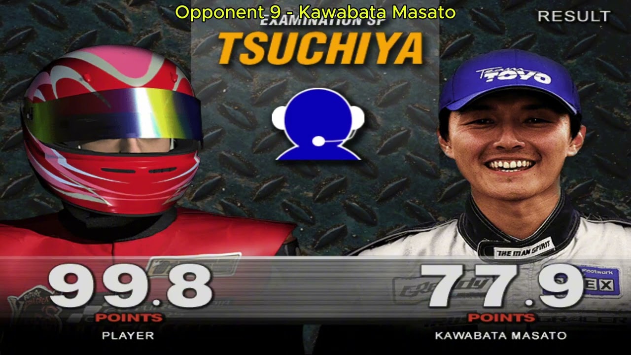 D1GP (Japan, PS2) - Survival Mode (All 37 drivers defeated)