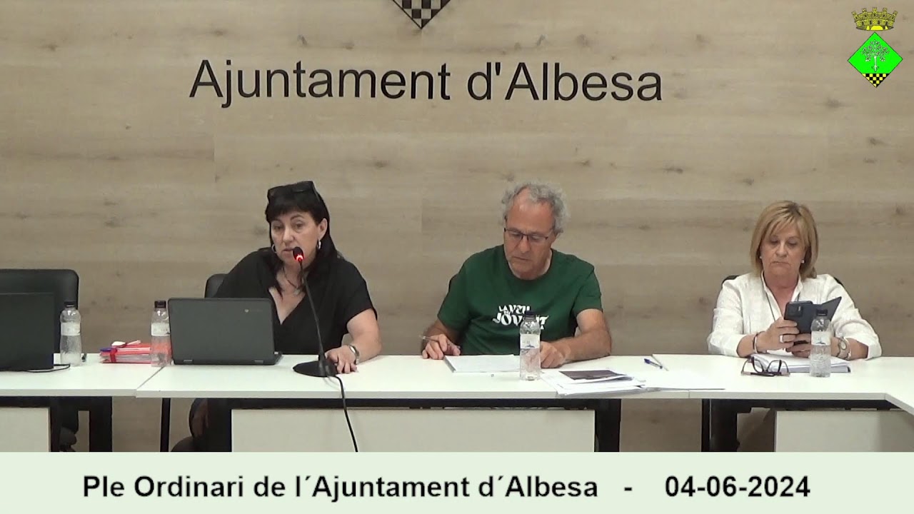 Ple Ordinari de l´Ajuntament d´Albesa   -    04-06-2024