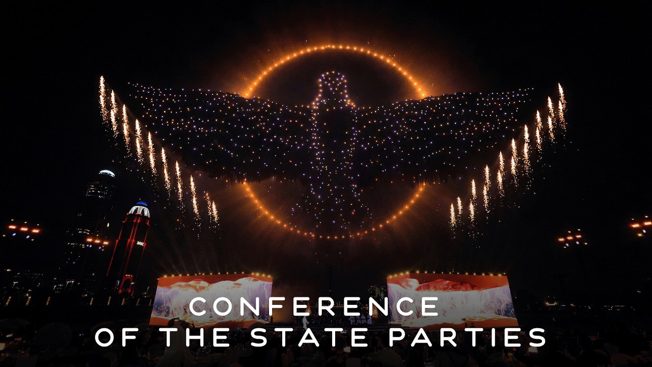 Grandiose 1,000 Drone Show at the UN Anti-Corruption Conference in Doha, Qatar | Full Show