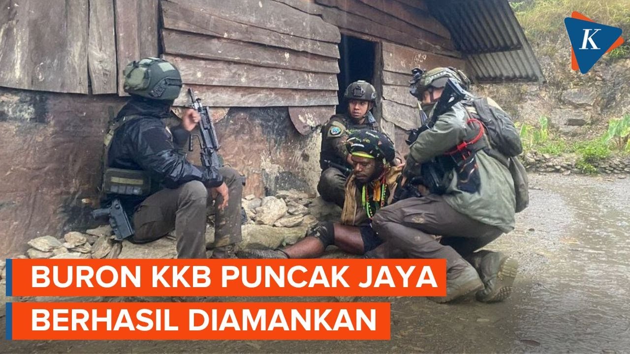 Bersenjata Lengkap! Satgas Cartenz Damai Tangkap Buronan  KKB Male Telengen di Puncak Jaya