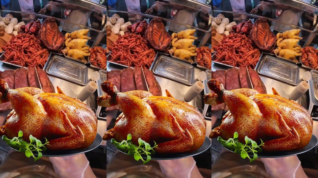 沉浸式带你体验我在昆明卖大锅腊肉#廣园烧腊#美食#美食分享