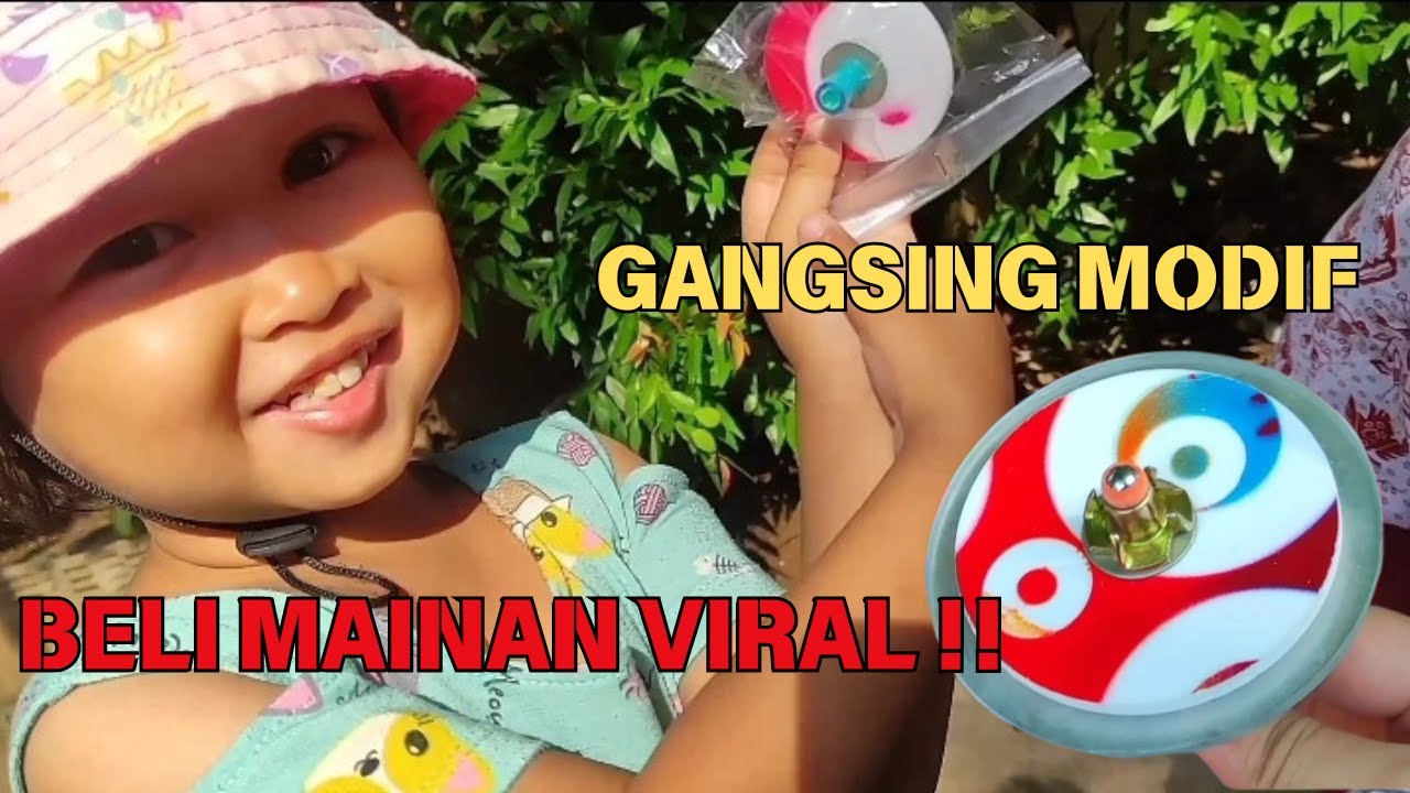 Mainan Viral‼️ Gavin Gavina Beli Gangsing Ring Modif |INDONESIAN RING BEYBLADE| Gavin Gavina