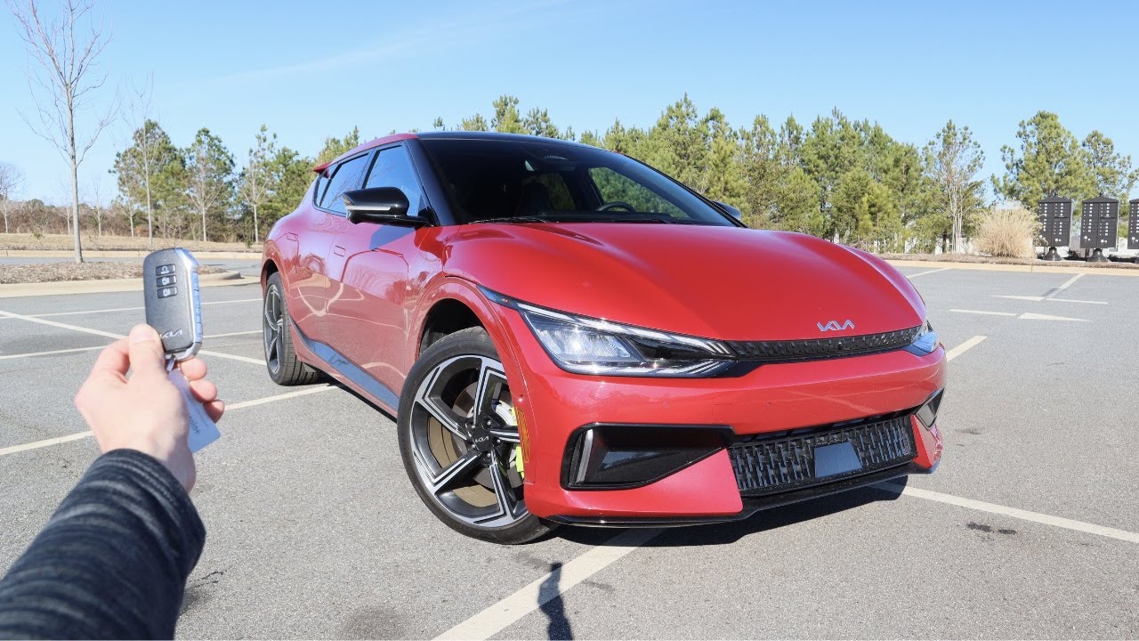 2023 KIA EV6 GT e-AWD: Start Up, Walkaround, POV, Test Drive and Review