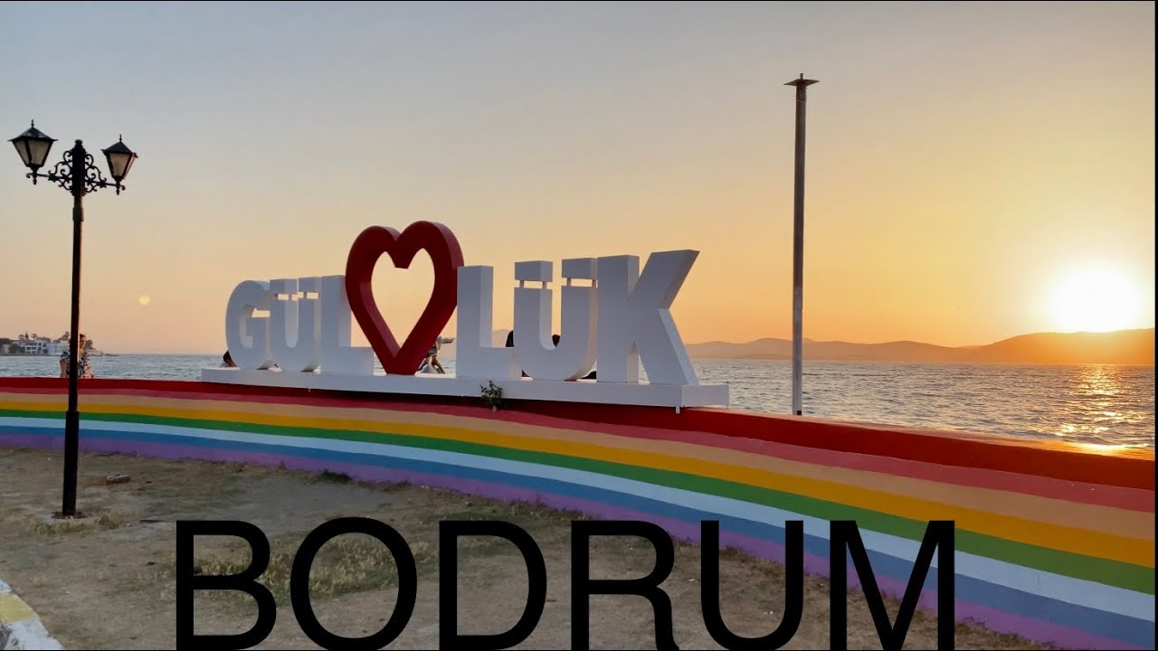 🎥 Bodrum Güllük 4K walking tour 🇹🇷