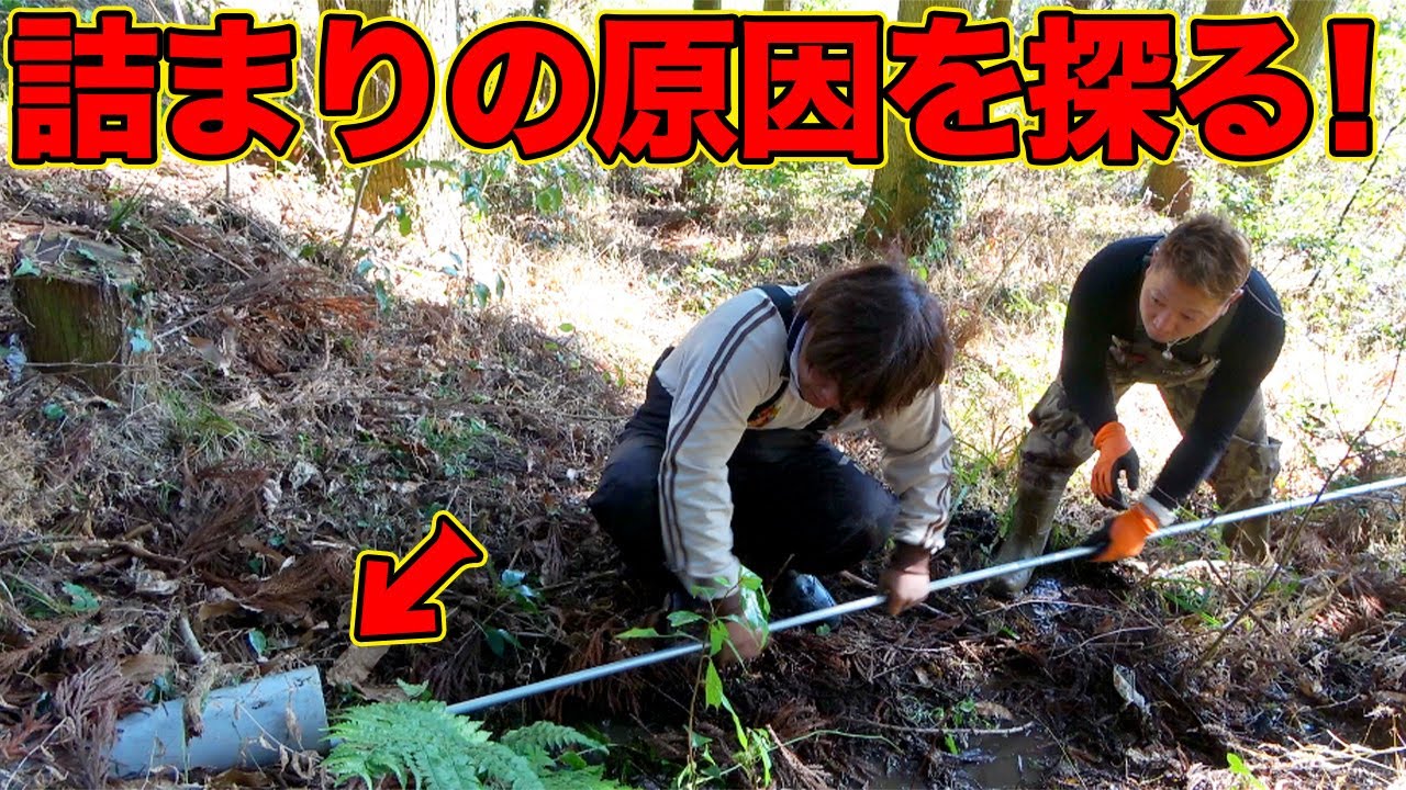 【山復興第2弾#36】完成まであと少し！第4の池のヘドロを掻き出す！！