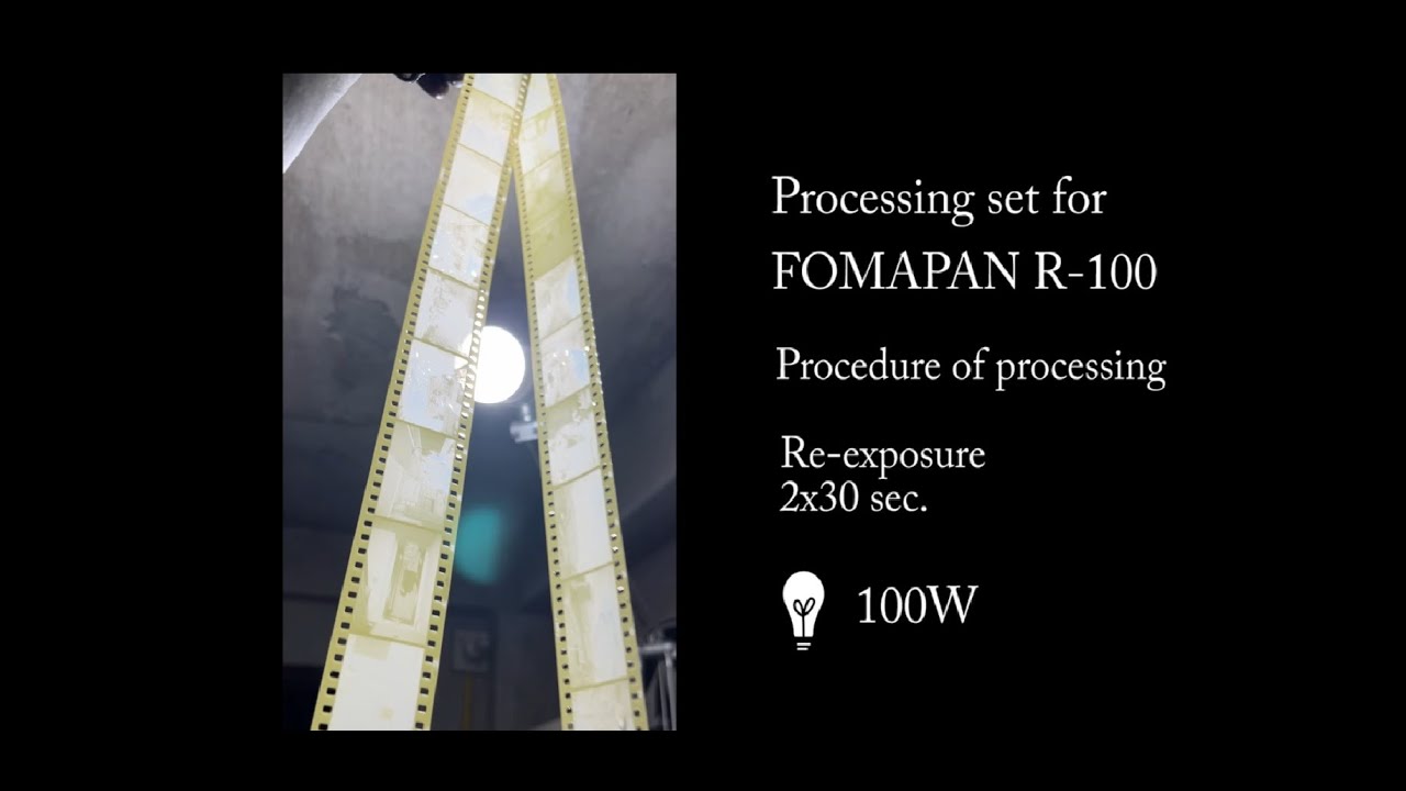 FOMAPAN R 100 - Black and White Reversal Film