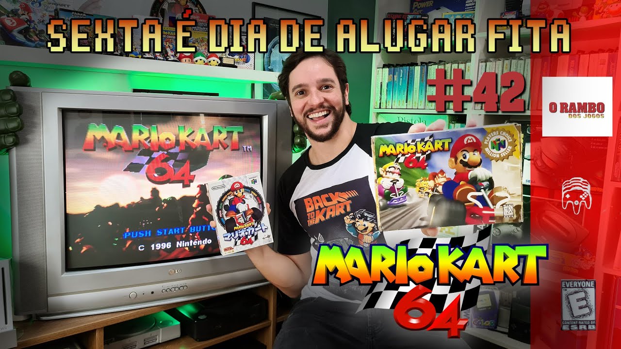 MARIO KART 64 (Nintendo 64)  - A continuação de uma lenda, o pilar da franquia.