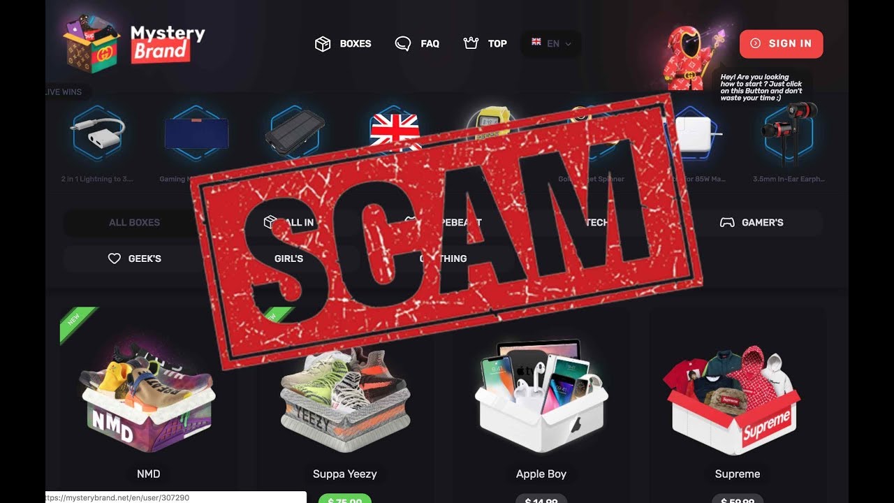 IS MYSTERYBRAND A SCAM? (PROOF)