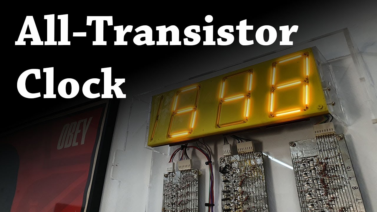 All Transistor Clock