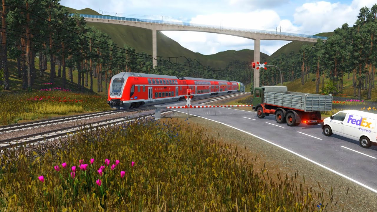 Transport Fever 2: Der Bahnübergang Teil 1262