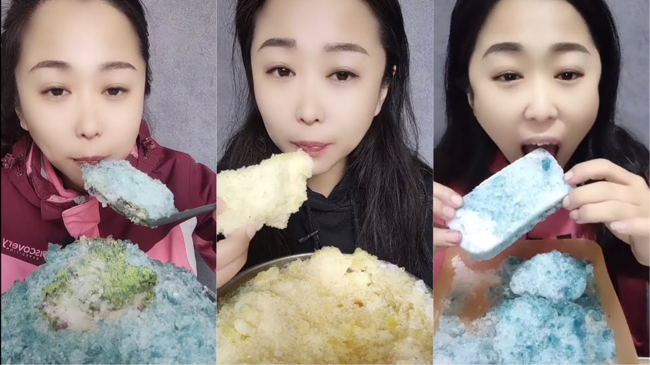 Crushed Ice Eating ASMR | Ice Eating