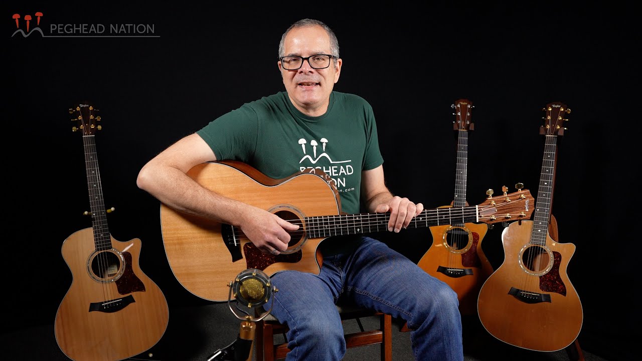 Демонстрация Taylor Legacy Collection 514ce и 714ce от Peghead Nation