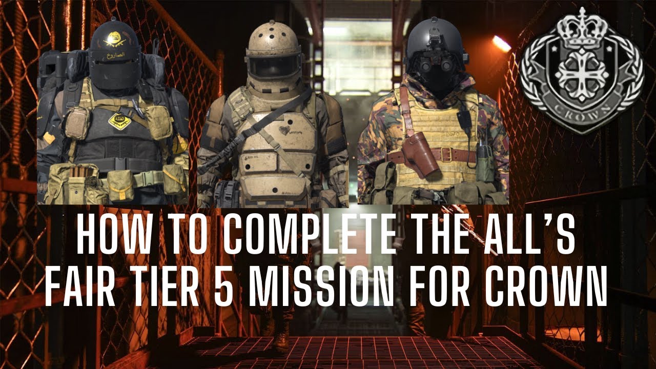 How to complete the ALL'S FAIR Tier 5 mission for Crown | DMZ Season 6