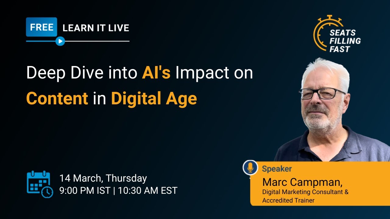 🔥How can AI's Impact on Content in Digital Age | AI and Digital Marketing | 2026 | Simplilearn