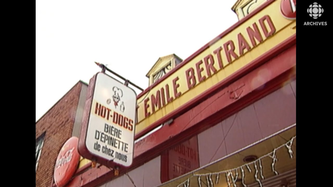 La bière d’épinette du casse-croûte montréalais Émile Bertrand en 2001