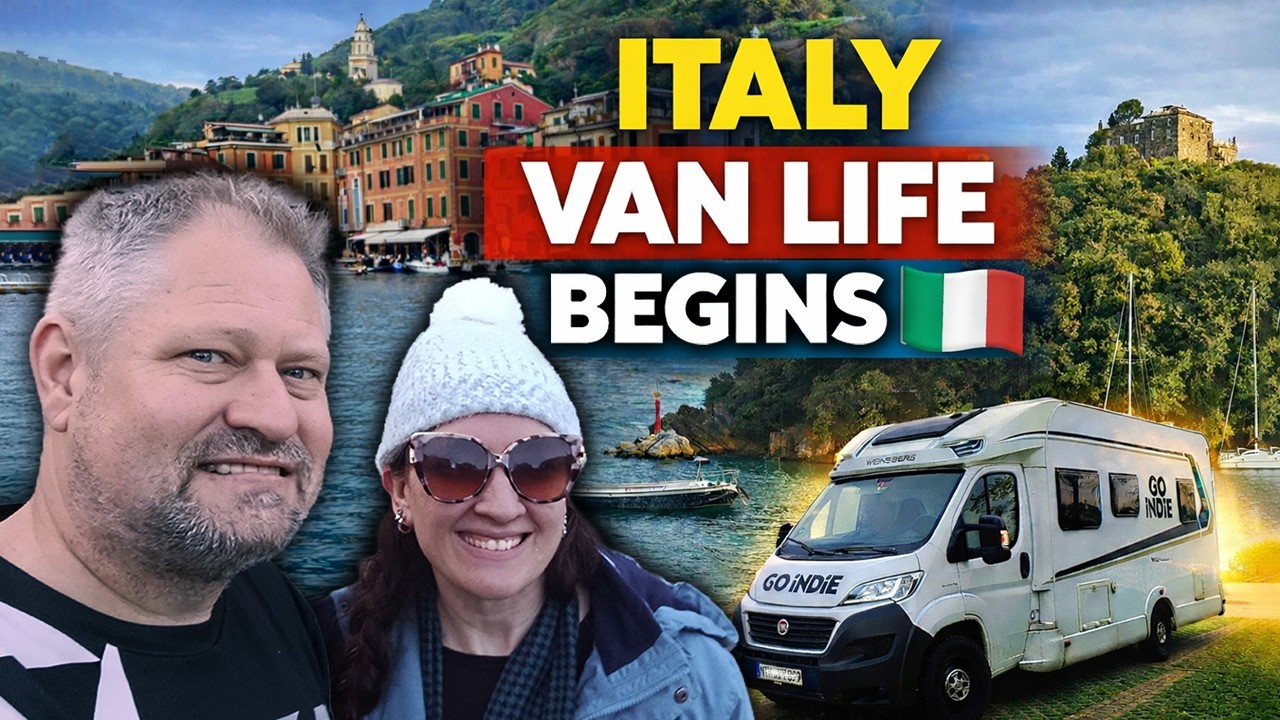 💛 Narrow Roads, Wine Farms & Portofino | Italy Van Life Adventure!
