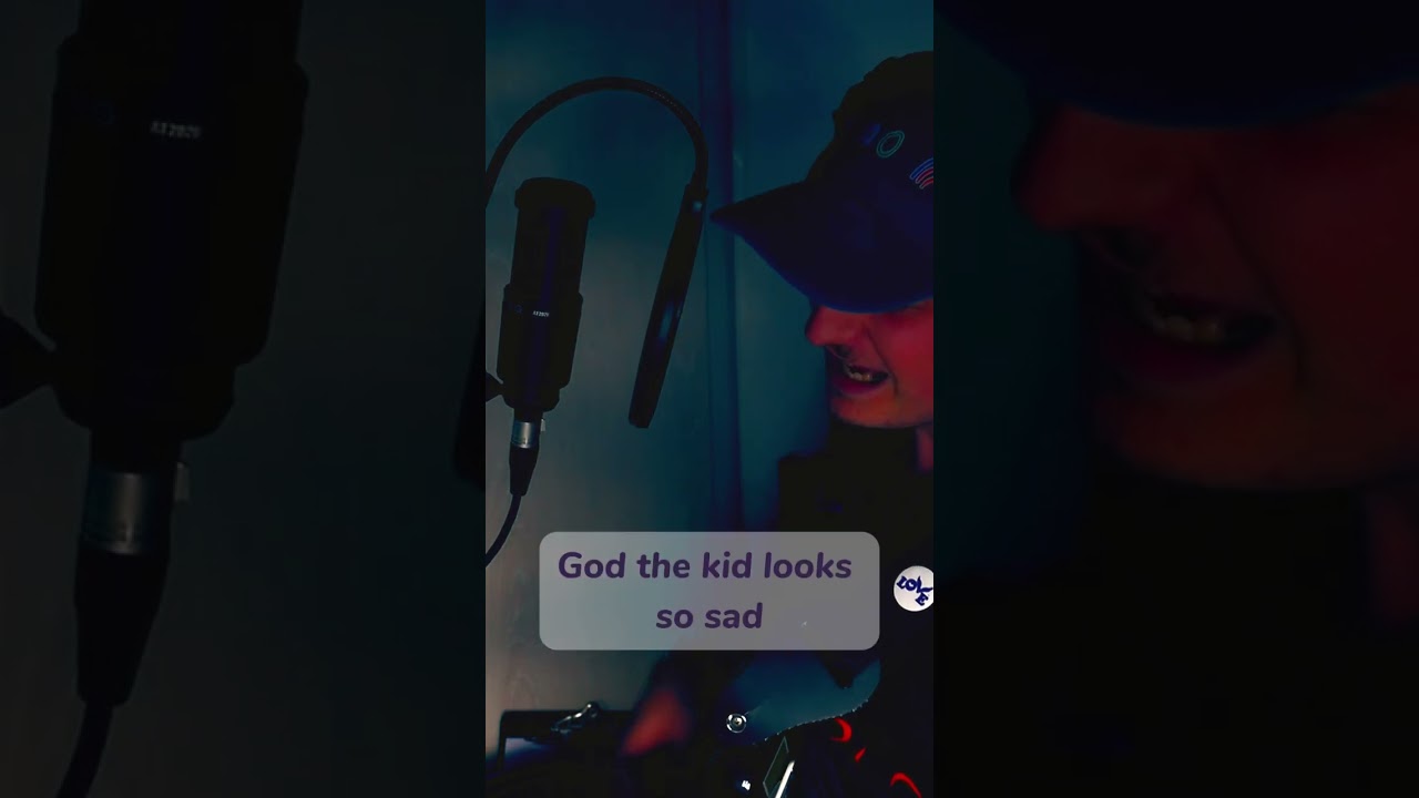 Messing at the end of a recording session 