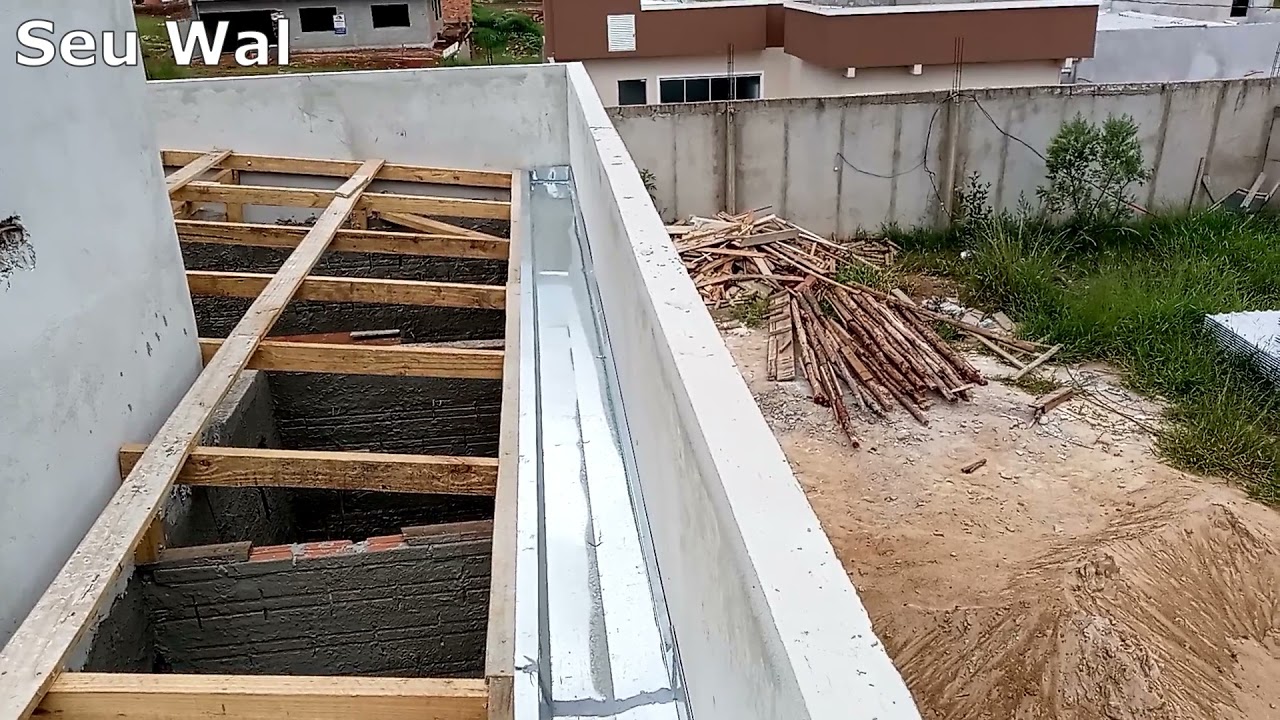 Como fazer telhado invisível em casa sem laje -  parte 2
