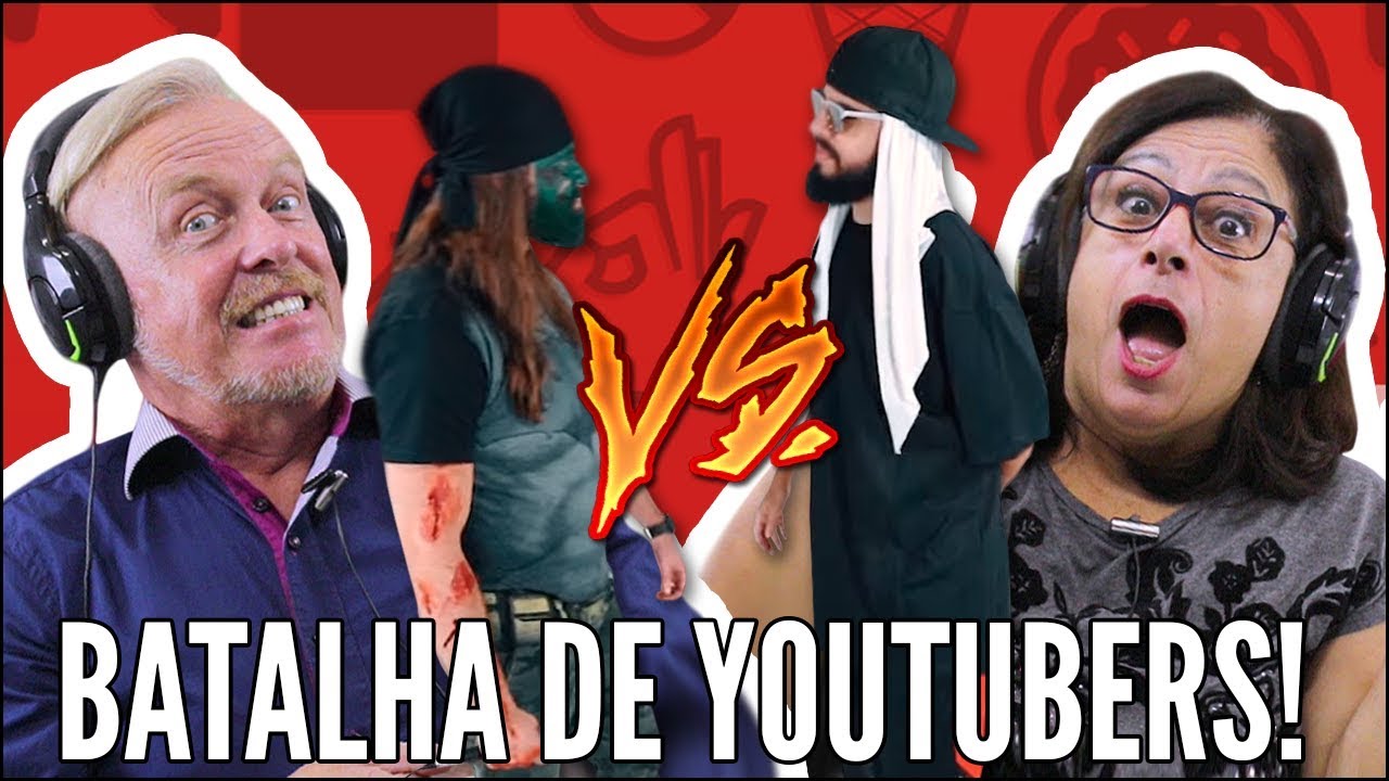 IDOSOS REAGEM A BATALHA DE YOUTUBERS - MUSSOUMANO