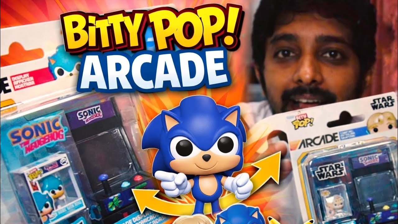 Bitty Pop Arcade Unboxing - Sonic and Star Wars