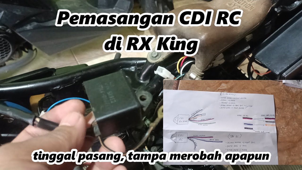 CARA PASANG CDI RC DI RX KING