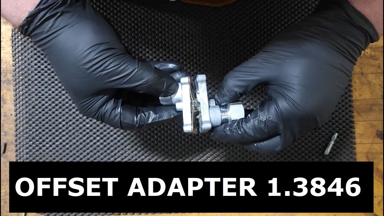 MAKING AN OFFSET RATIO ADAPTER WITH A 1.3846 RATIO