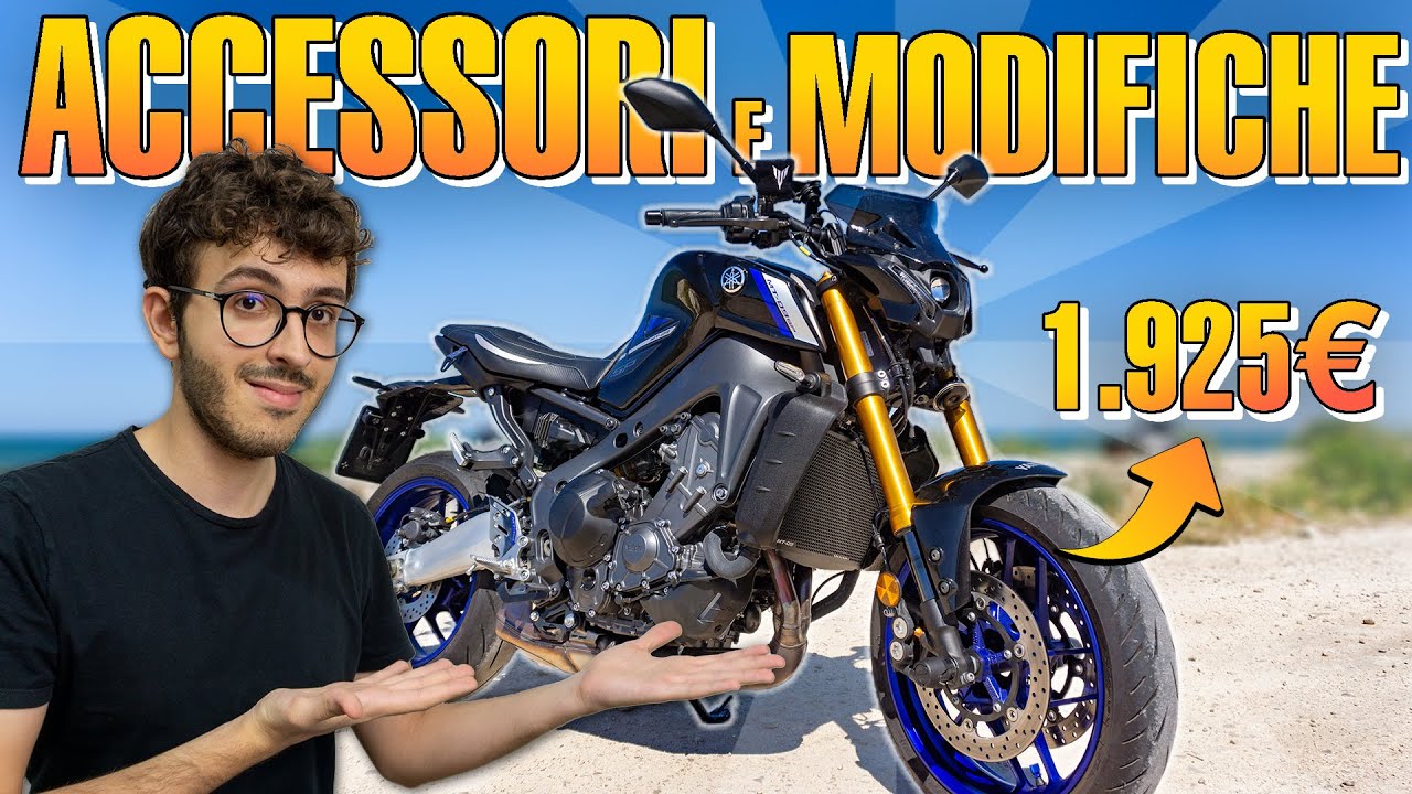 ACCESSORI e MODIFICHE per la TUA NUOVA MOTO! - Testati sulla mia Yamaha MT 09 SP (2021-2022)