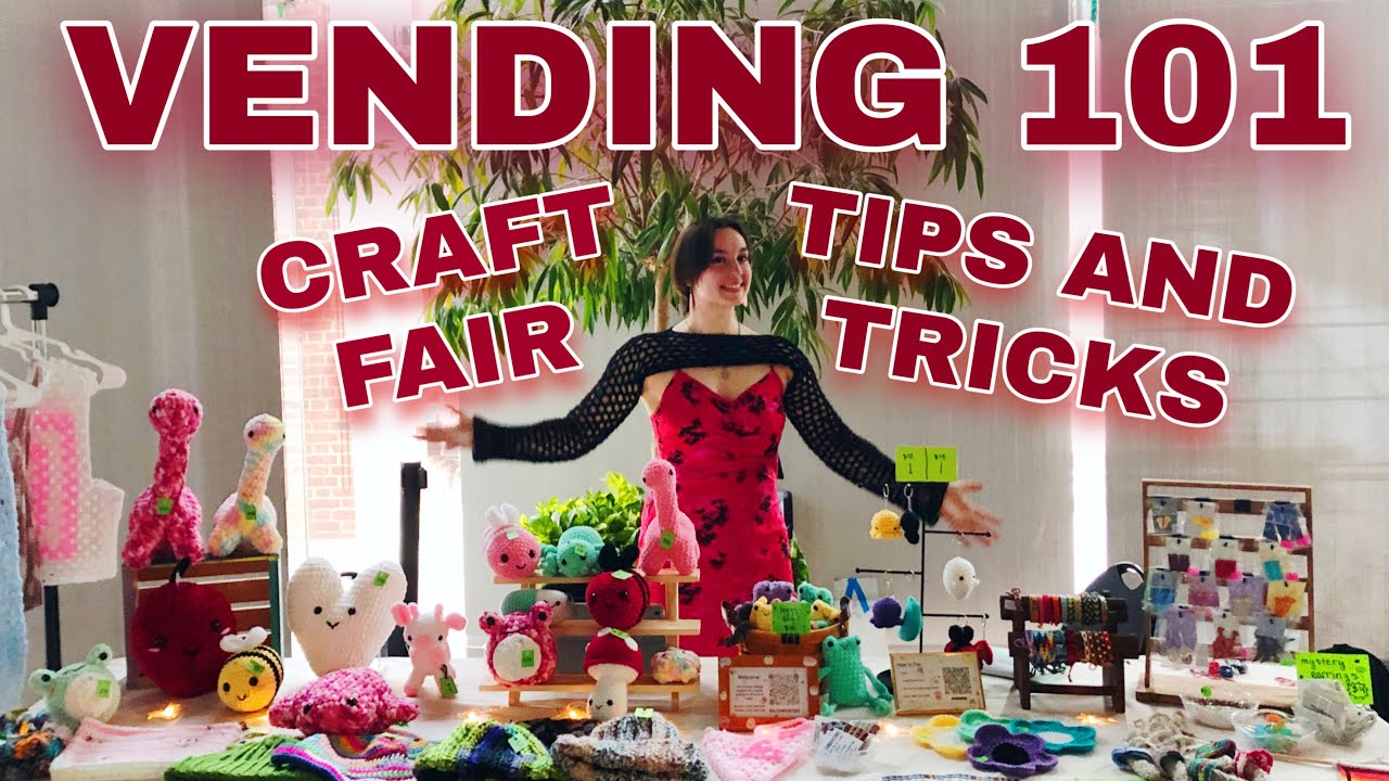 Vending at a Craft Fair 101 [CC] - what to bring, how to set up, & other advice | Alex's Innovations