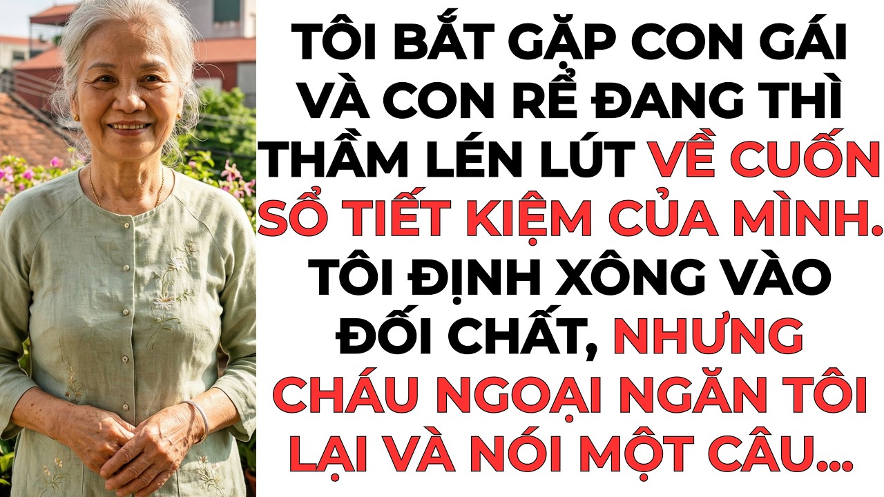 Con gái tôi nói: “Mẹ cần gì sổ tiết kiệm.” Khoảnh khắc đó tôi biết có điều gì đó rất sai…