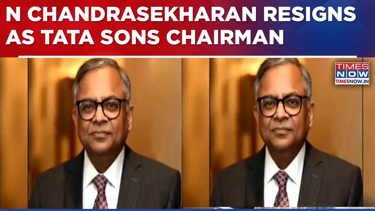 N Chandrasekharan Resigns As Tata Sons Chairman, To Complete His Current Term Till Feb 2027 | WATCH
