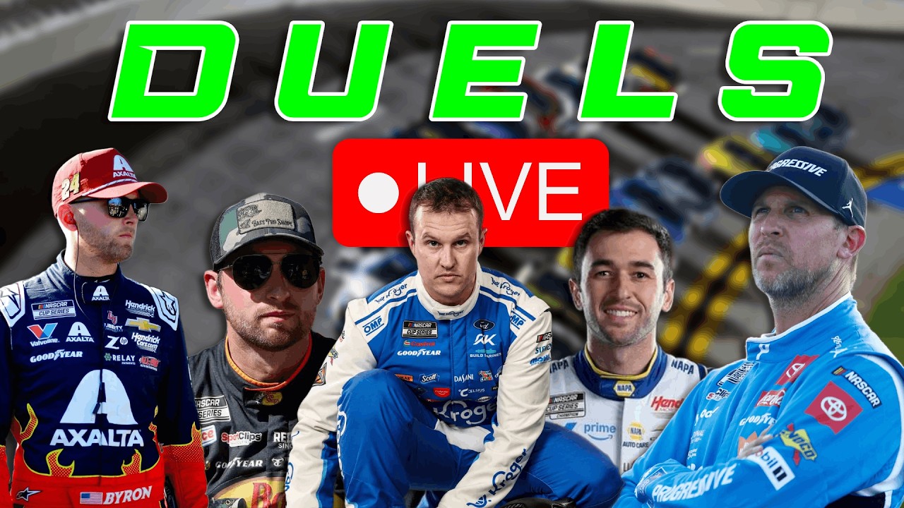 Duels at DAYTONA LIVE REACTION!!! Come watch with us!!