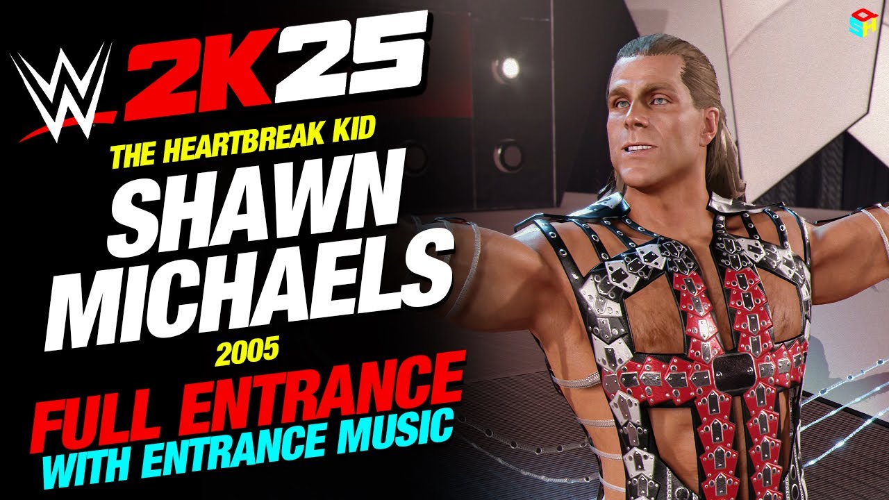 SHAWN MICHAELS 05 WWE 2K25 ENTRANCE - 