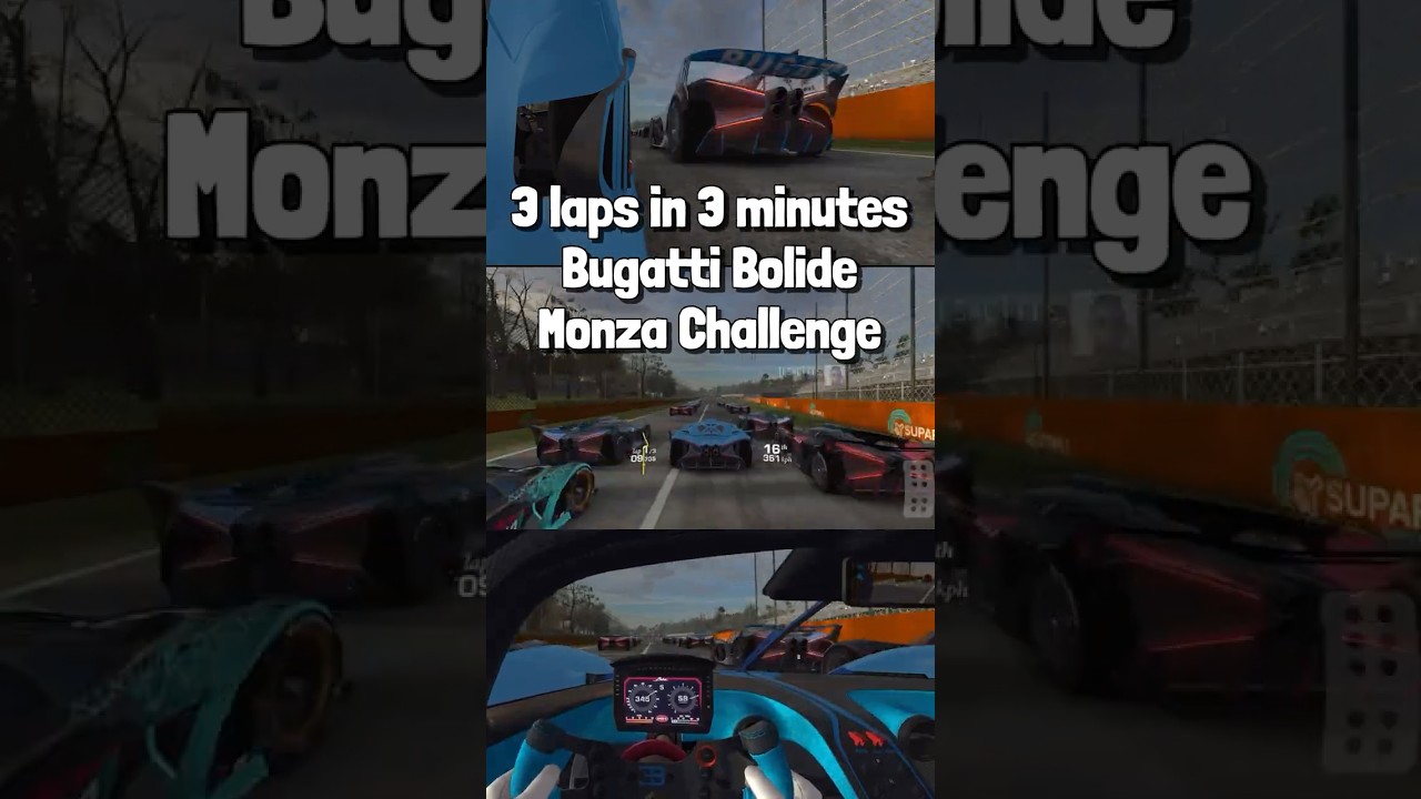 3 Laps in 3 Minutes Monza Challenge &bull; Bugatti Bolide
