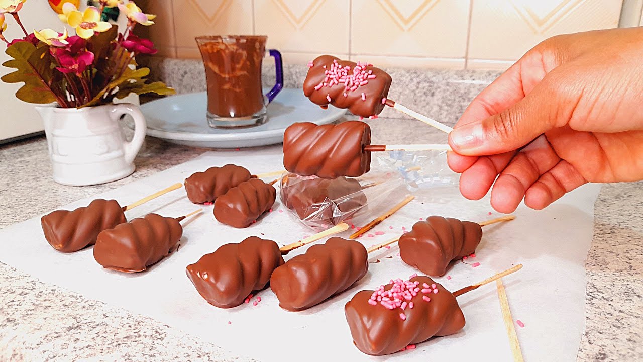 RECEITA SIMPLES QUE TODOS VÃO AMAR MARSHMALLOW NO PALITO UMA DELÍCIA FAÇA E VENDA