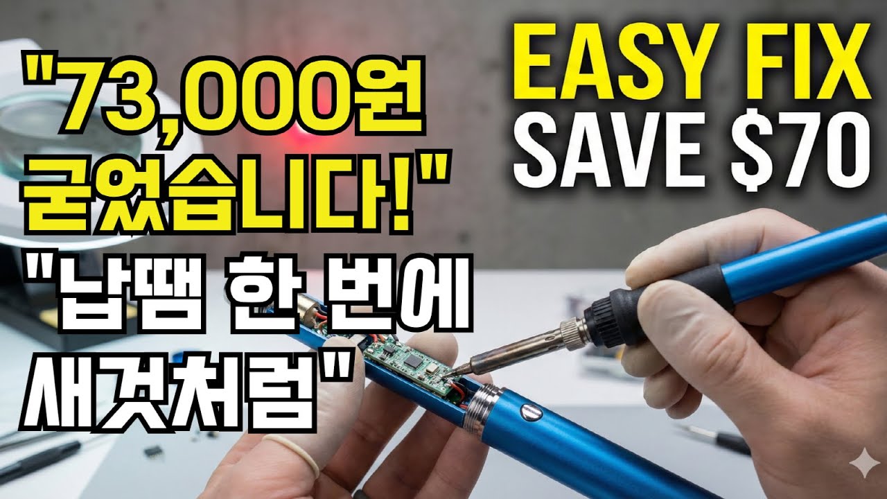 7만원 아끼는 법! 고장난 3M 레이저 포인터 완벽 수리 (분해 꿀팁)