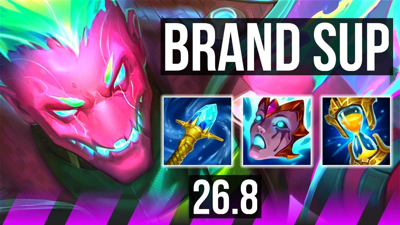 BRAND & Zyra vs SONA & Jhin (SUP) | NA Master | 26.8