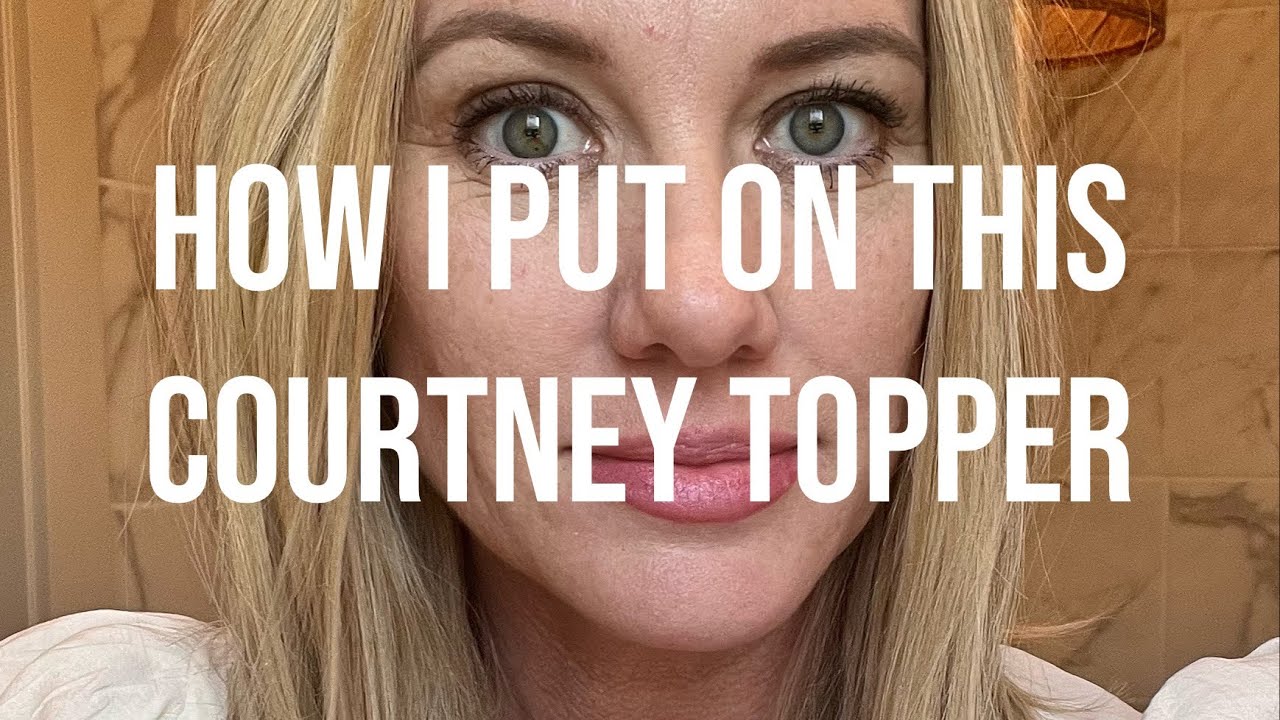 How to put on this Courtney topper | by Uniwigs