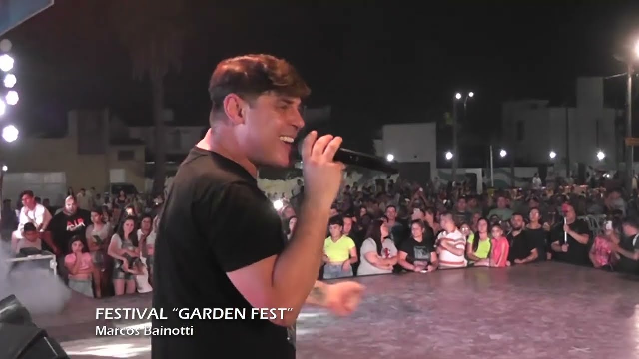 Marcos Bainotti en el Garden Fest