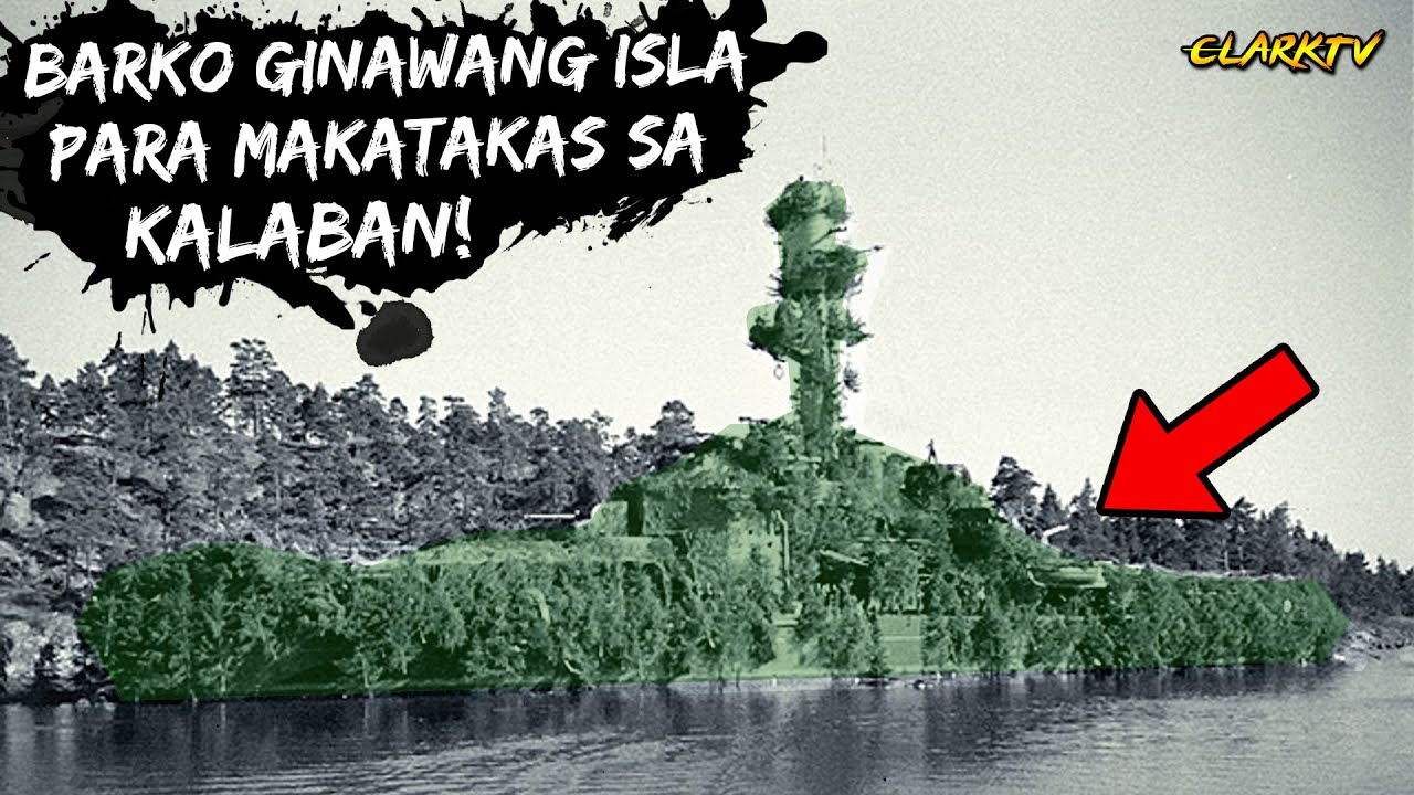 Barko nagpanggap na Isla, Para Matakasan ang Kalaban!