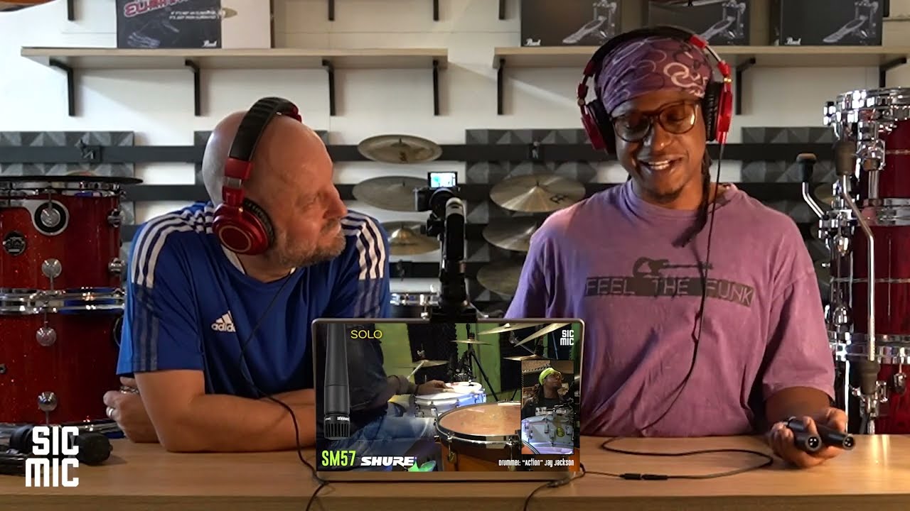 Реакция в прямом эфире на сравнение микрофонов BeyerDynamic M 201 и Shure SM57 от "Action" Jay Ja...