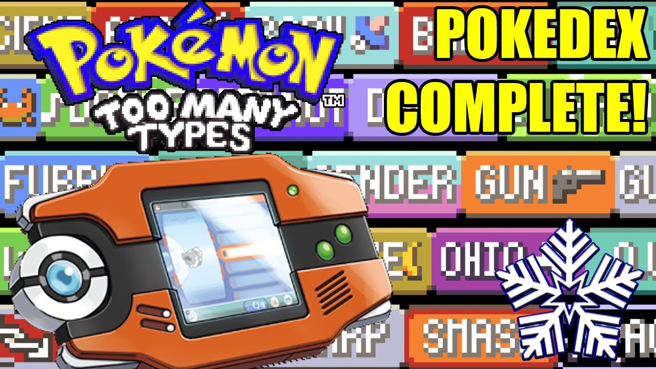 I Completed The Pokedex In Pokemon Too Many Types!