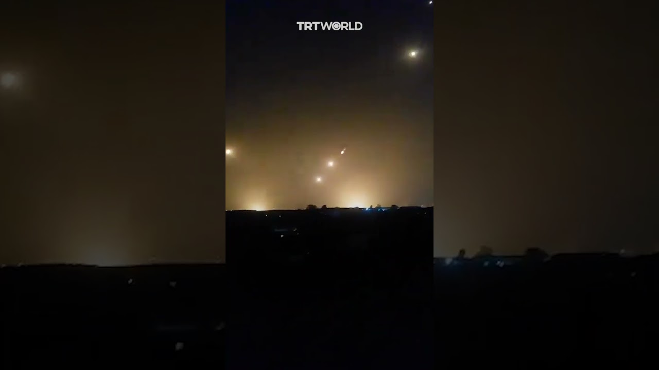 Iran fires barrage of missiles at Israel