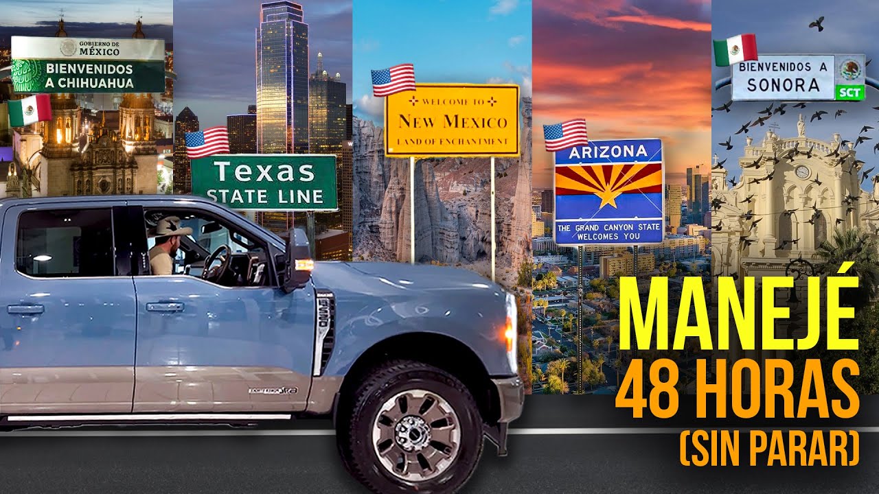 Llegue a TEXAS, CHIHUAHUA, NUEVO MÉXICO, ARIZONA y SONORA en un viaje de 48 HORAS. 🇲🇽🇺🇸