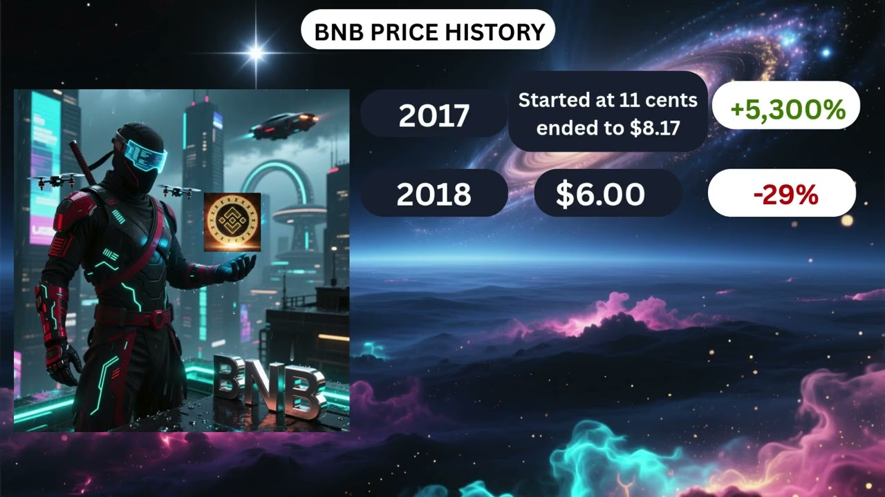 BNB&rsquo;s Meteoric Surge From $0 11 Launch to $1,100 2017&ndash;October 2025