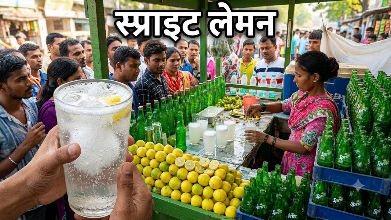 Summer, Special Sprite Lemon | Very Tasty Sprite Lemon Drink | Indian Street Food 