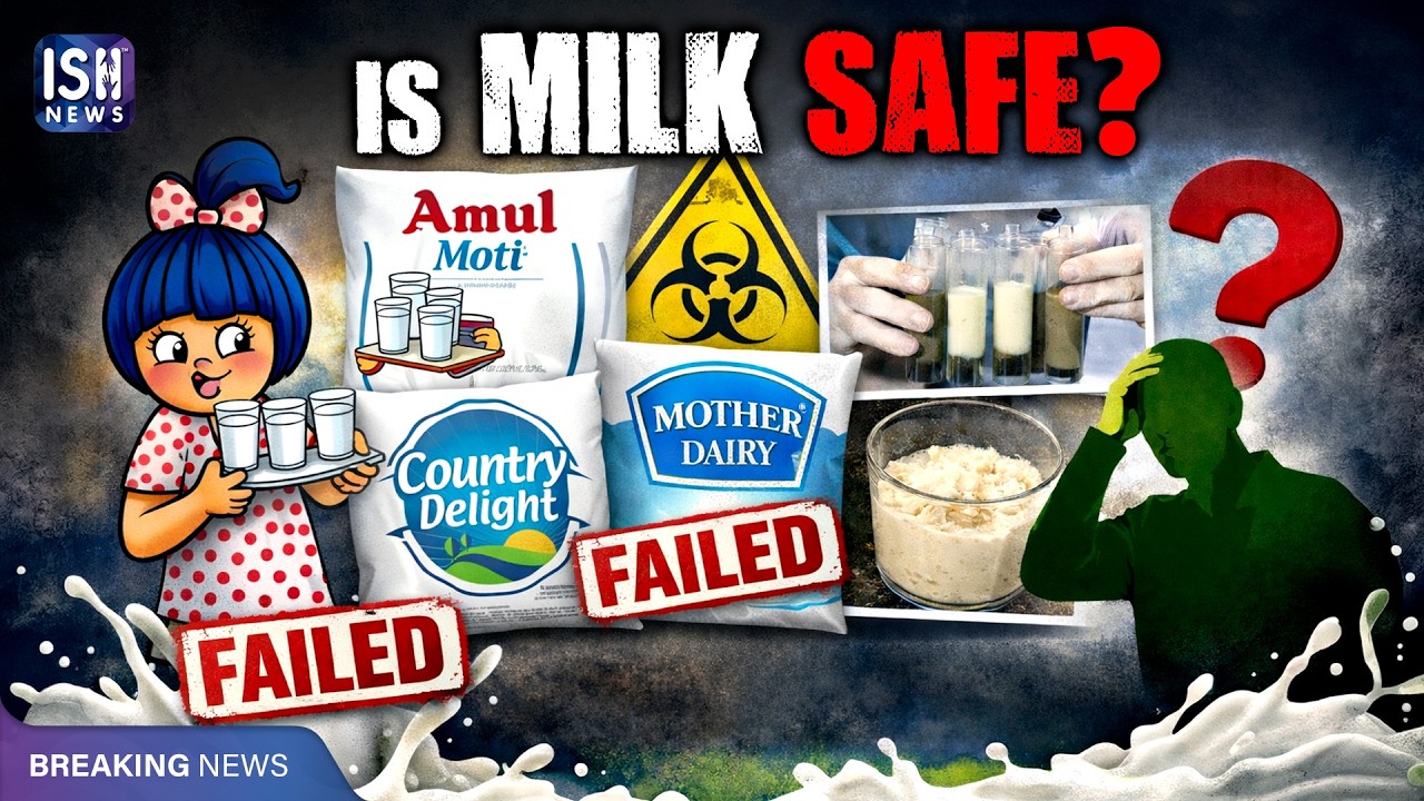 Viral Lab Tests Raise Questions on Amul, Mother Dairy & Country Delight | ISH News