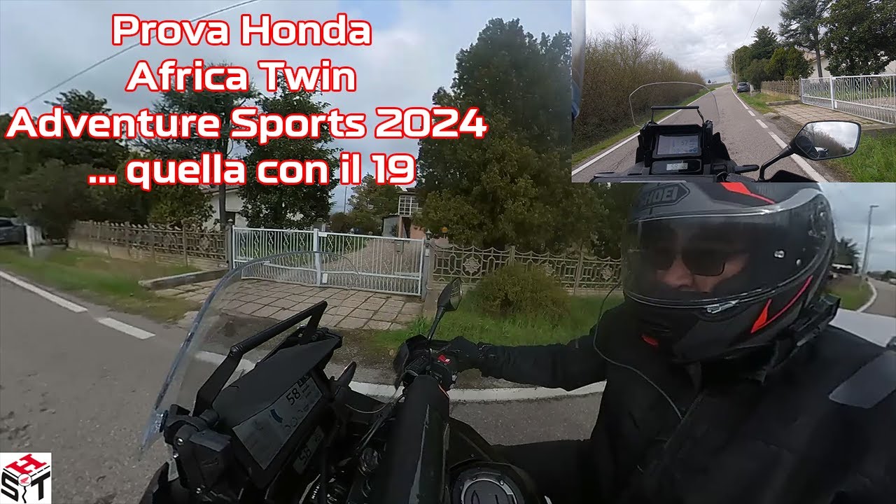 Prova Honda Africa Twin Adventure Sports 2024, quella con il 19