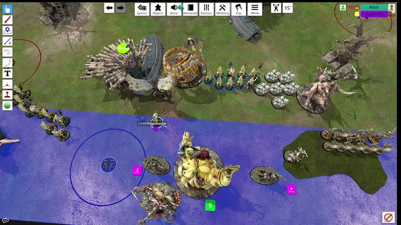 Age of Sigmar Battle report Nurgle vs Droth style Fyreslayers with new K.O. RoR!